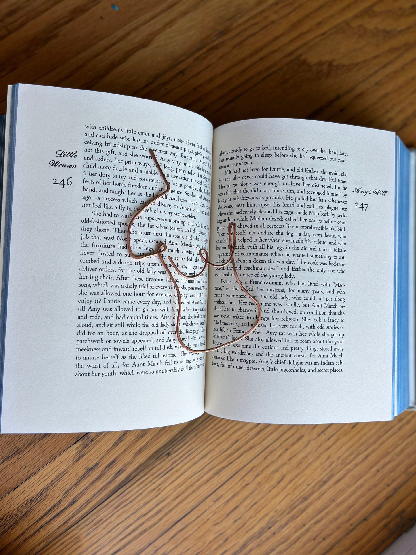 Body Art Silhouette Bookmark | Handmade Salvaged Copper Wire Line Art | Bookworm Gift | Reading Journal Accessories | Notebook Stationary