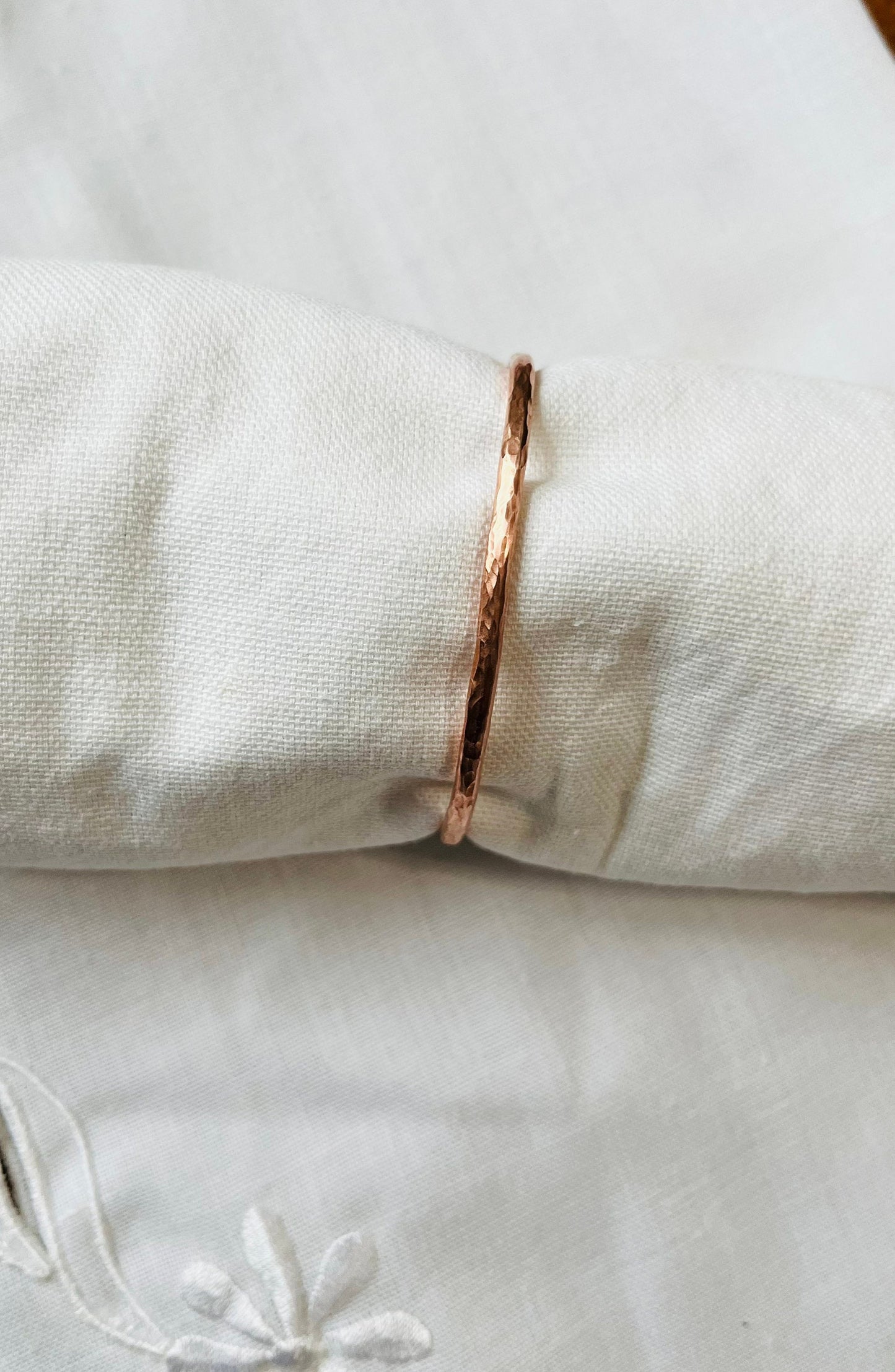 Personalized Cuff Bracelet | Handmade Hammered Copper Jewelry | Solid Pure Quality Copper | Gift for Her | Seventh Anniversary | Initials
