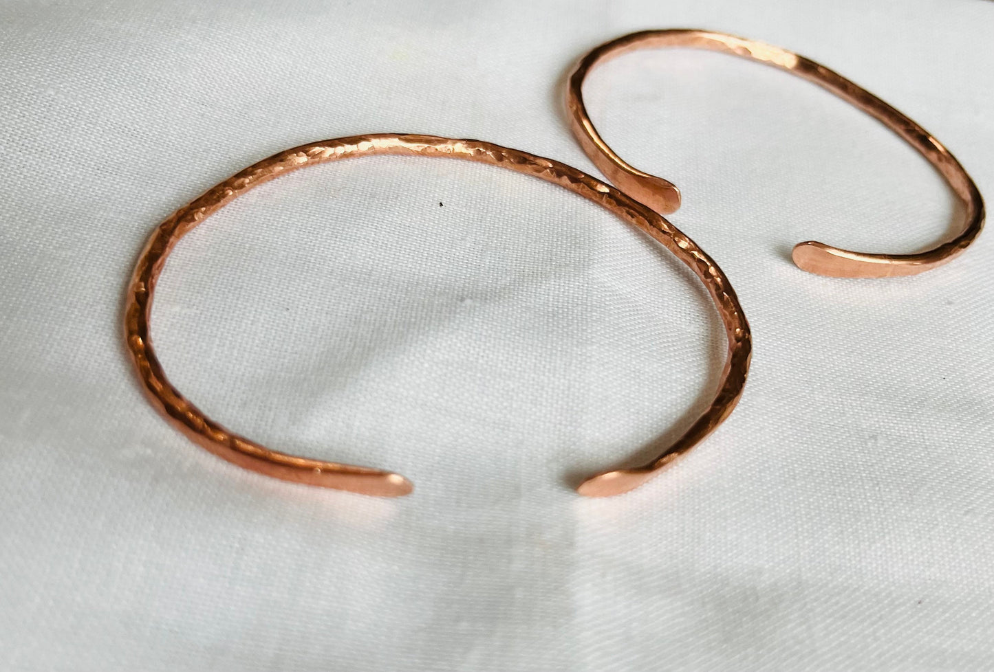 Personalized Cuff Bracelet | Handmade Hammered Copper Jewelry | Solid Pure Quality Copper | Gift for Her | Seventh Anniversary | Initials