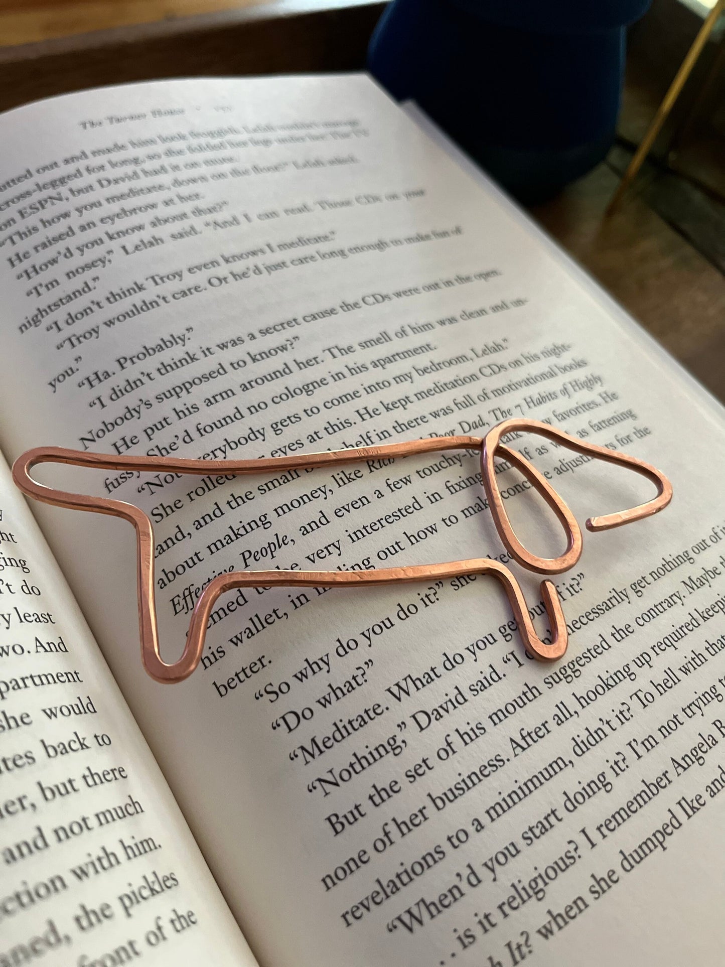 Dog Bookmark | Handmade Copper Bookmark | Dog Mom Dog Dad Pet Parent Puppy | Book Accessories | Bookworm Gift | Book Accessories | Line Art