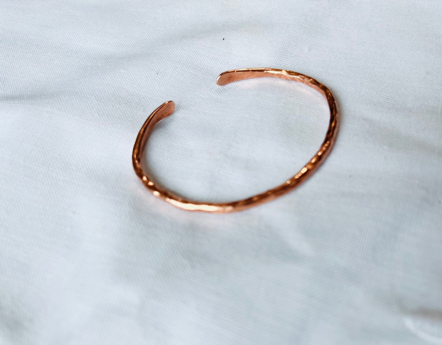 Personalized Cuff Bracelet | Handmade Hammered Copper Jewelry | Solid Pure Quality Copper | Gift for Her | Seventh Anniversary | Initials