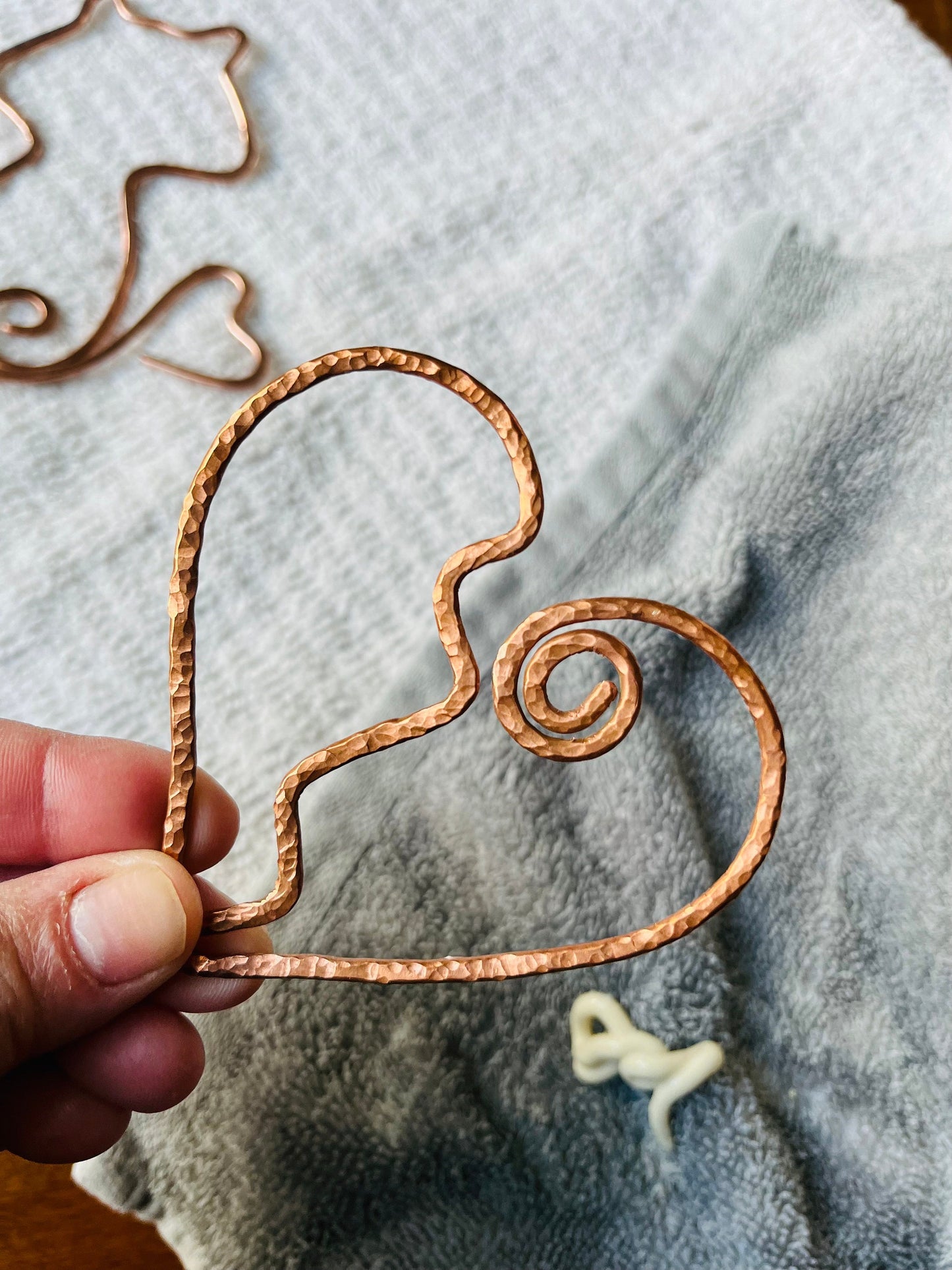 Copper Broken Heart Bookmark: Book Lover Gift Romance Book Stationary