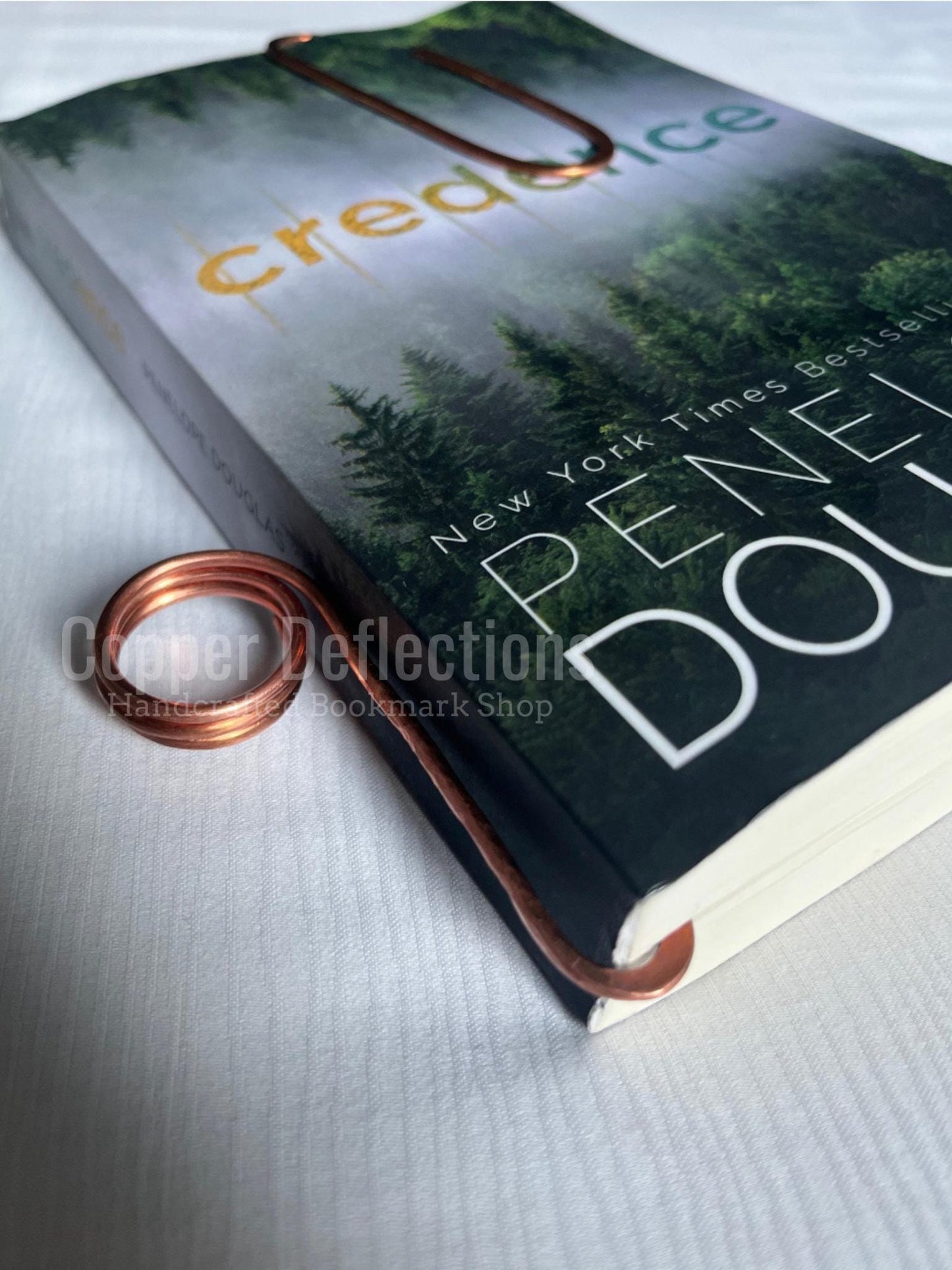 COPPER Book Holder Ring Bookmark | Handmade Utility Book Tool | Book Jewelry | Reading Accessory | Book Supplies | Notebook Stationary Gift