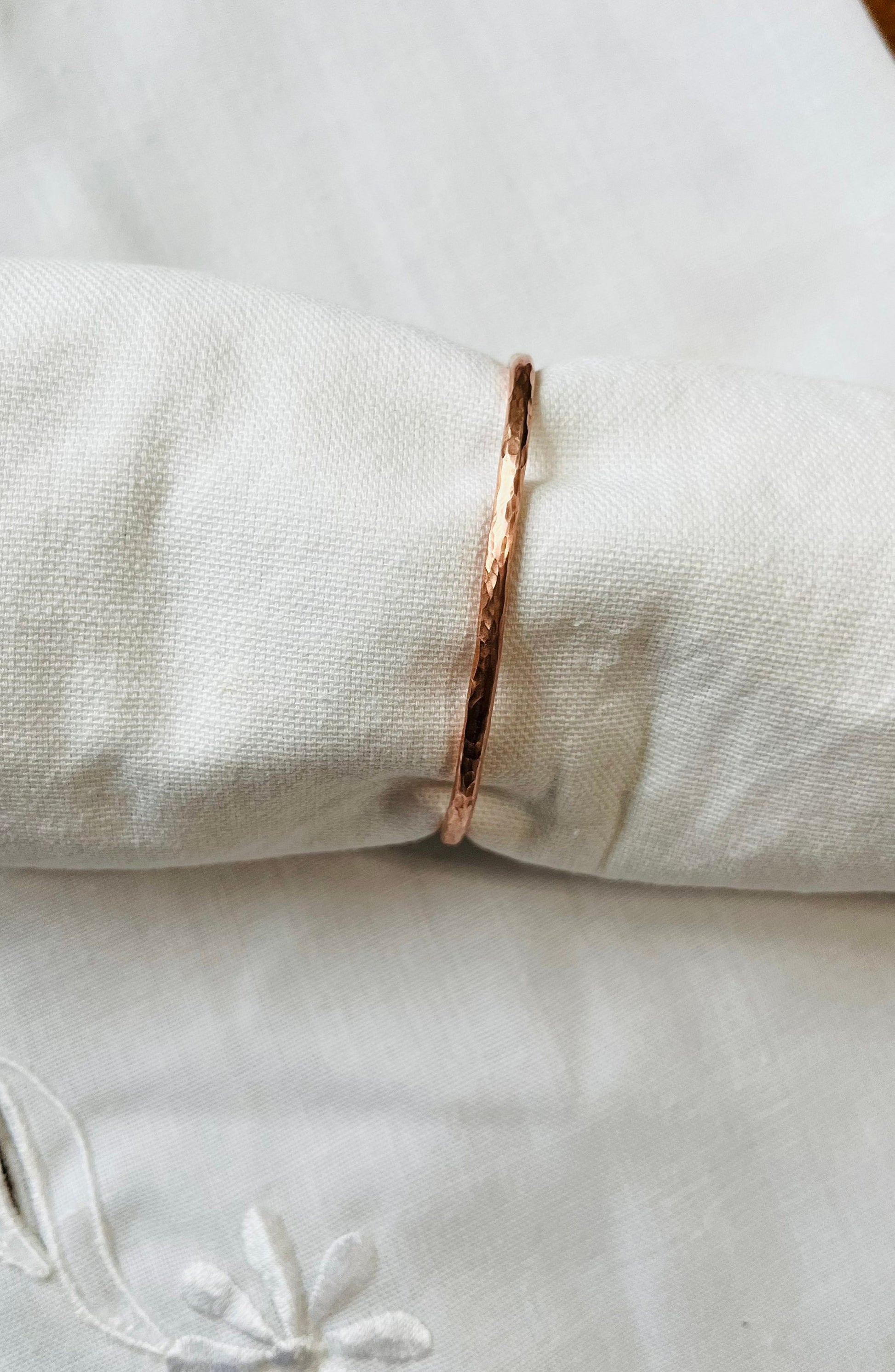 Personalized Cuff Bracelet | Handmade Hammered Copper Jewelry | Solid Pure Quality Copper | Gift for Her | Seventh Anniversary | Initials