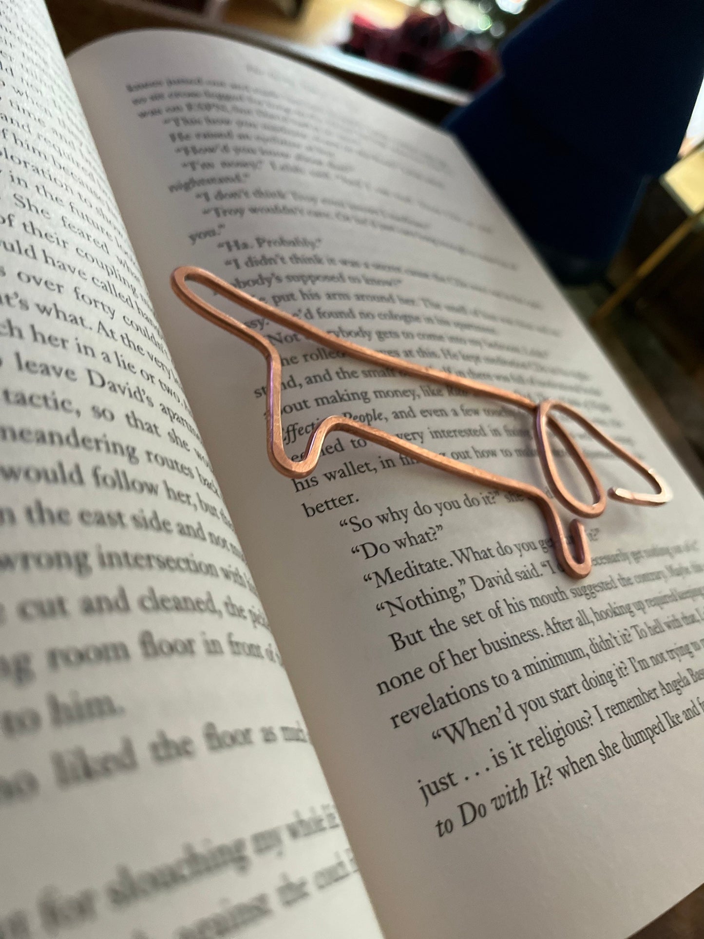 Dog Bookmark | Handmade Copper Bookmark | Dog Mom Dog Dad Pet Parent Puppy | Book Accessories | Bookworm Gift | Book Accessories | Line Art