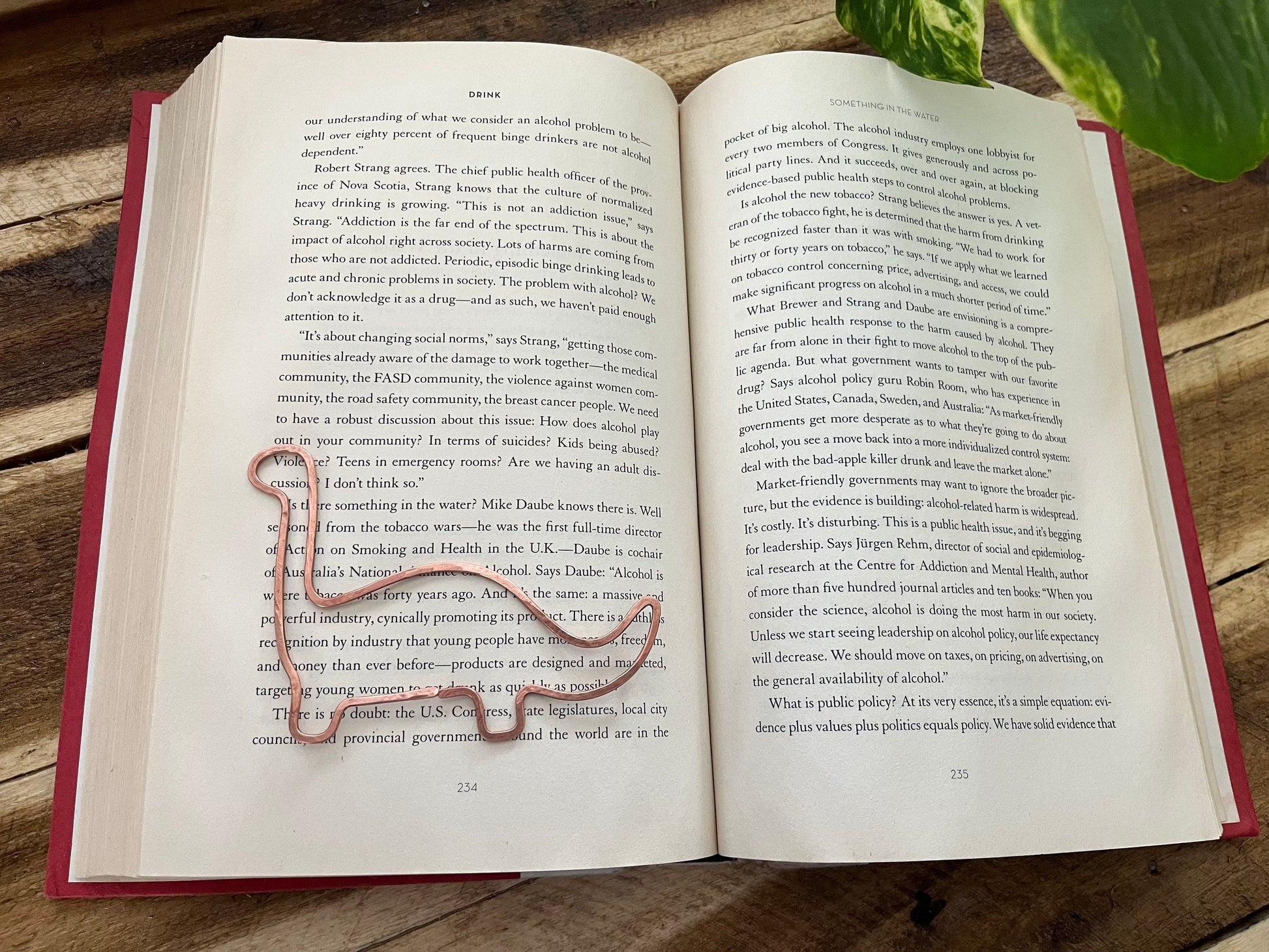 Dinosaur Bookmark | Handmade Salvaged Copper Wire Line Art | Reading Accessories | Journal Diary Notebook Stationary | Bookworm Gift Bookish