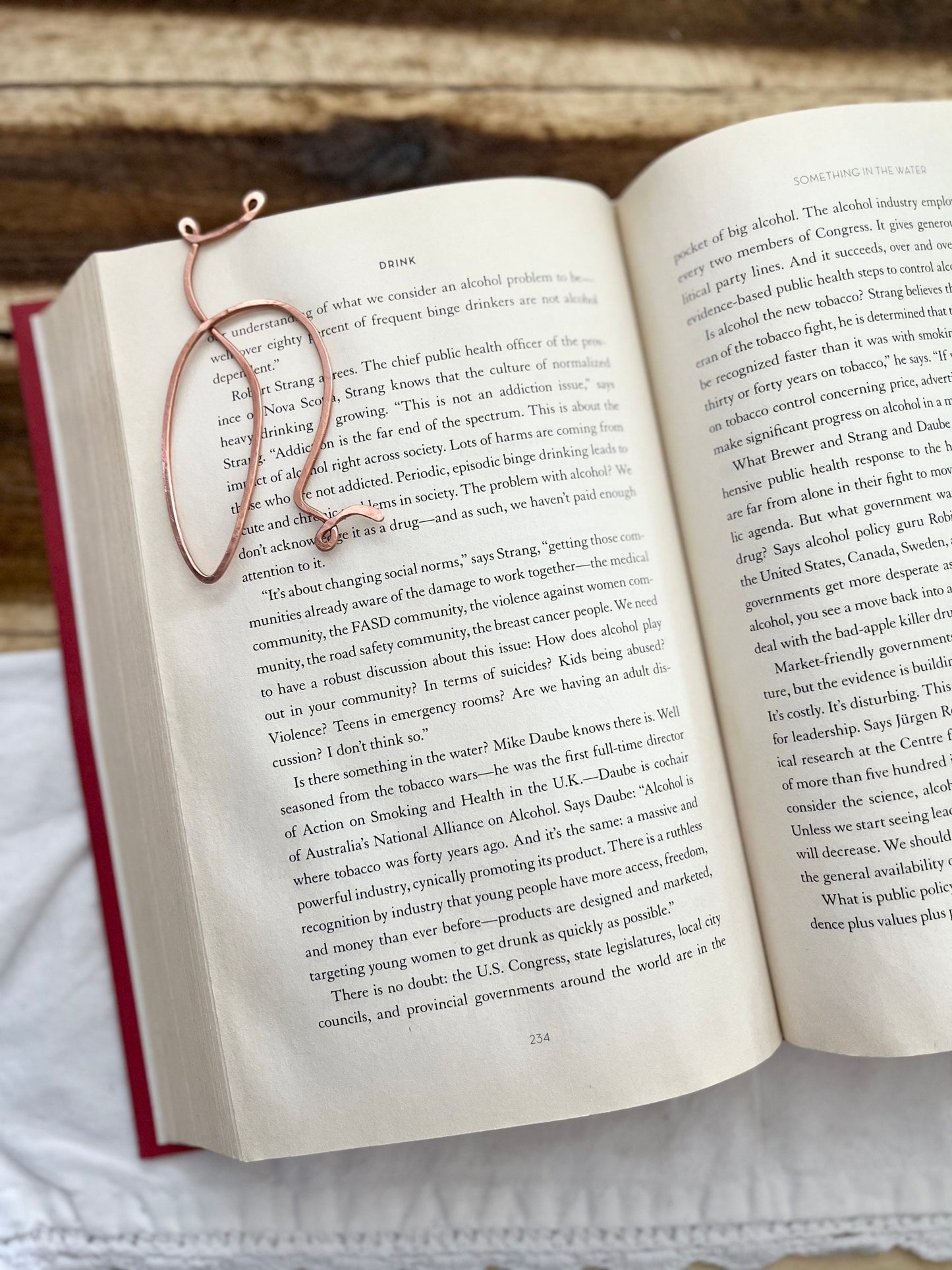 Owl Bookmark | Handmade Salvaged Copper Wire Line Art | Reading Accessories | Journal Notebook Diary Stationary | Bookworm Gift Book Jewelry