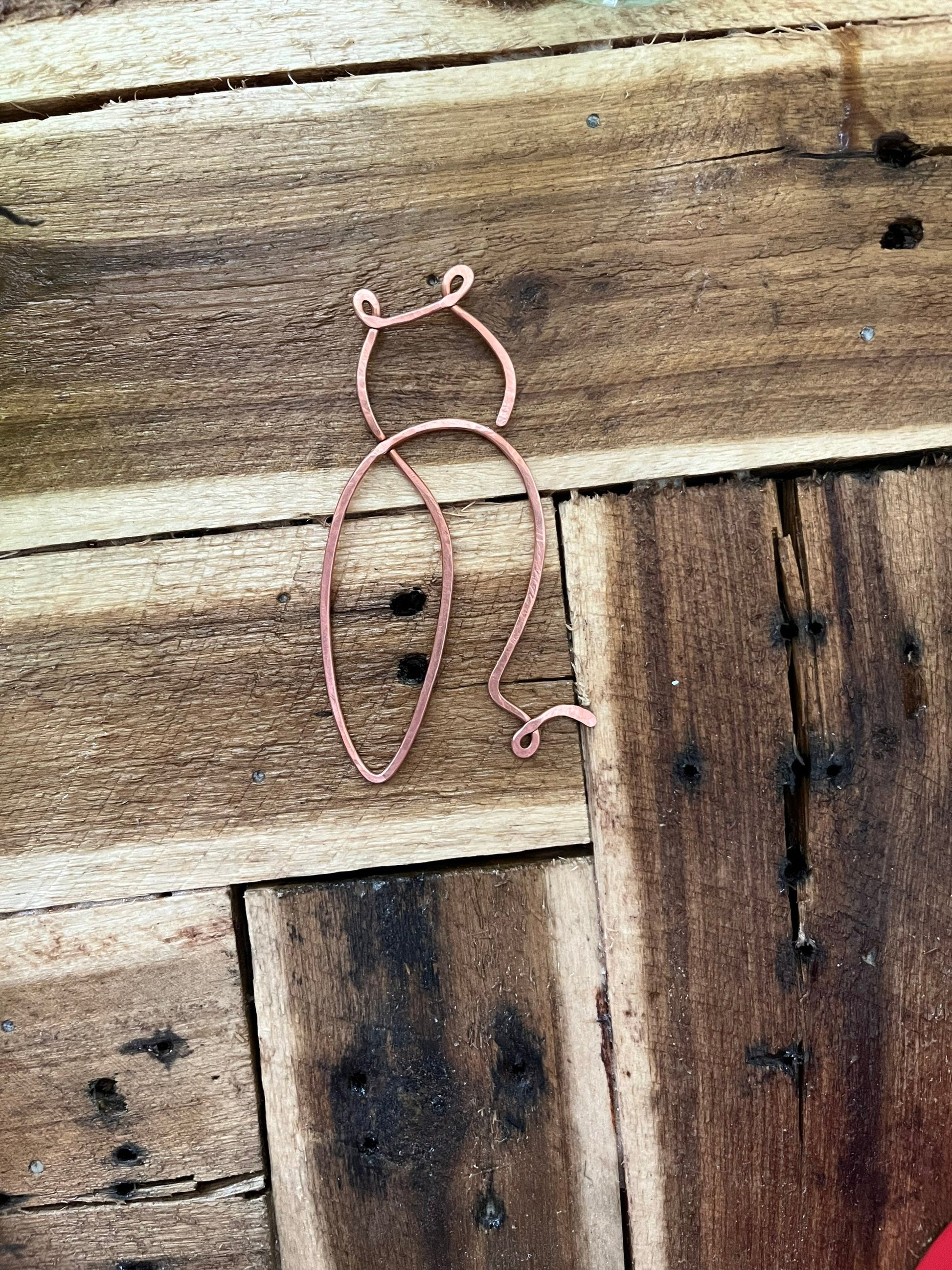 Owl Bookmark | Handmade Salvaged Copper Wire Line Art | Reading Accessories | Journal Notebook Diary Stationary | Bookworm Gift Book Jewelry
