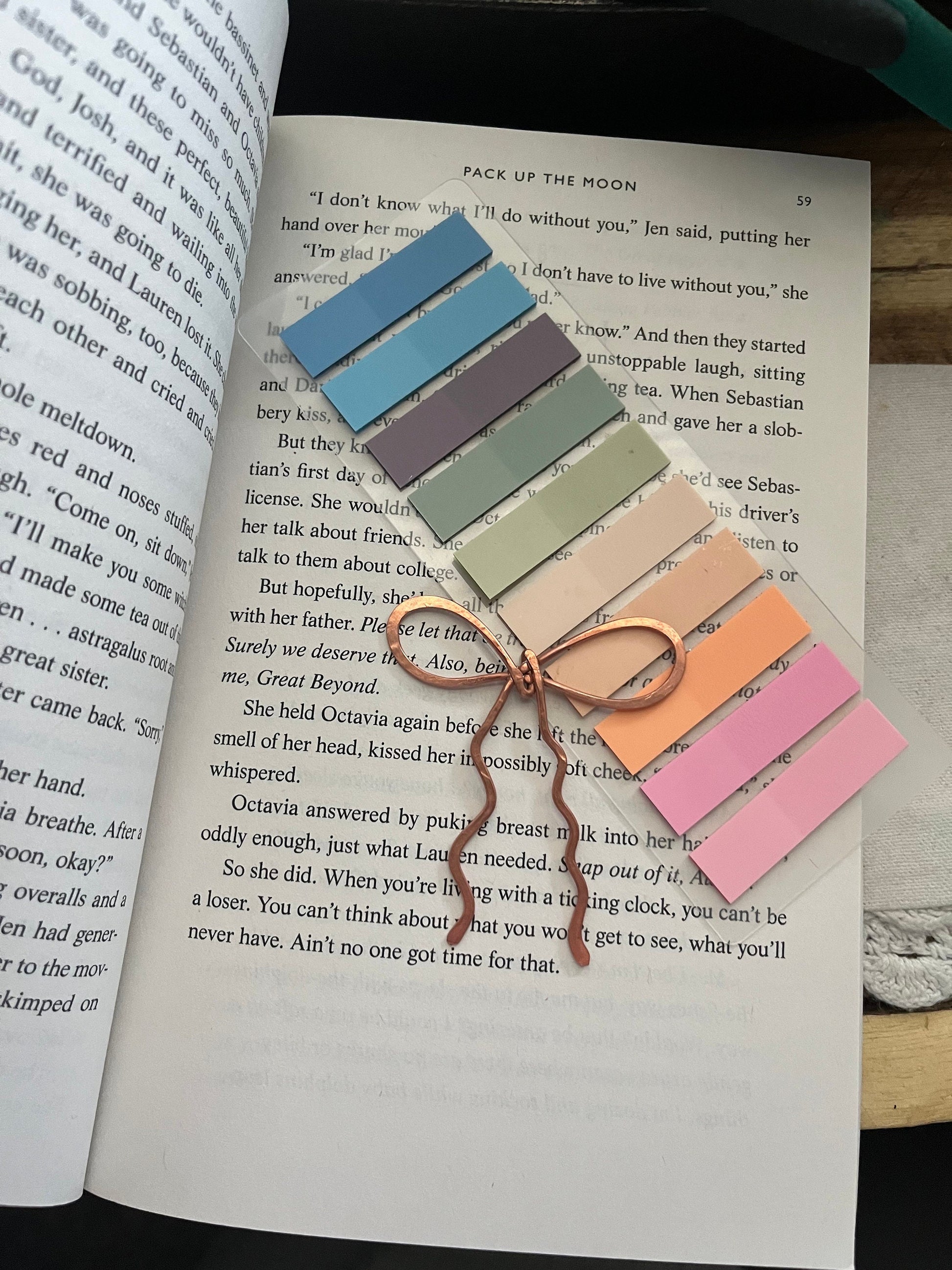 Custom Bow Handmade Wire Bookmark: Unique Bookish Jewelry, Metal Book Mark, Book Lover Gift, Book Clubs and Reading Accessory