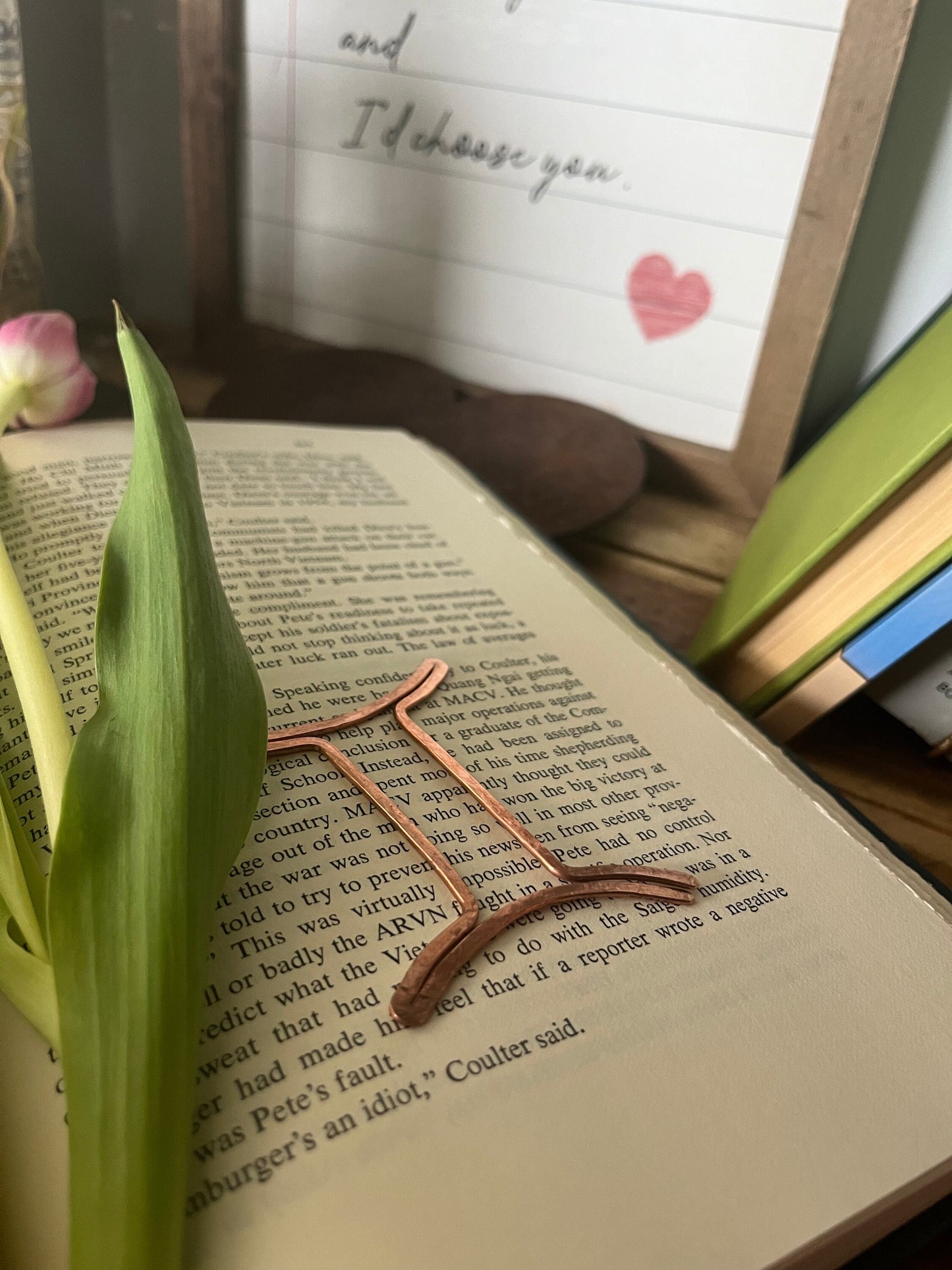 Gemini Bookmark Zodiac Sign | Astrology | Salvaged Copper | Reading Accessory | Journal Diary Notebook Stationary | Bookish Gift for her
