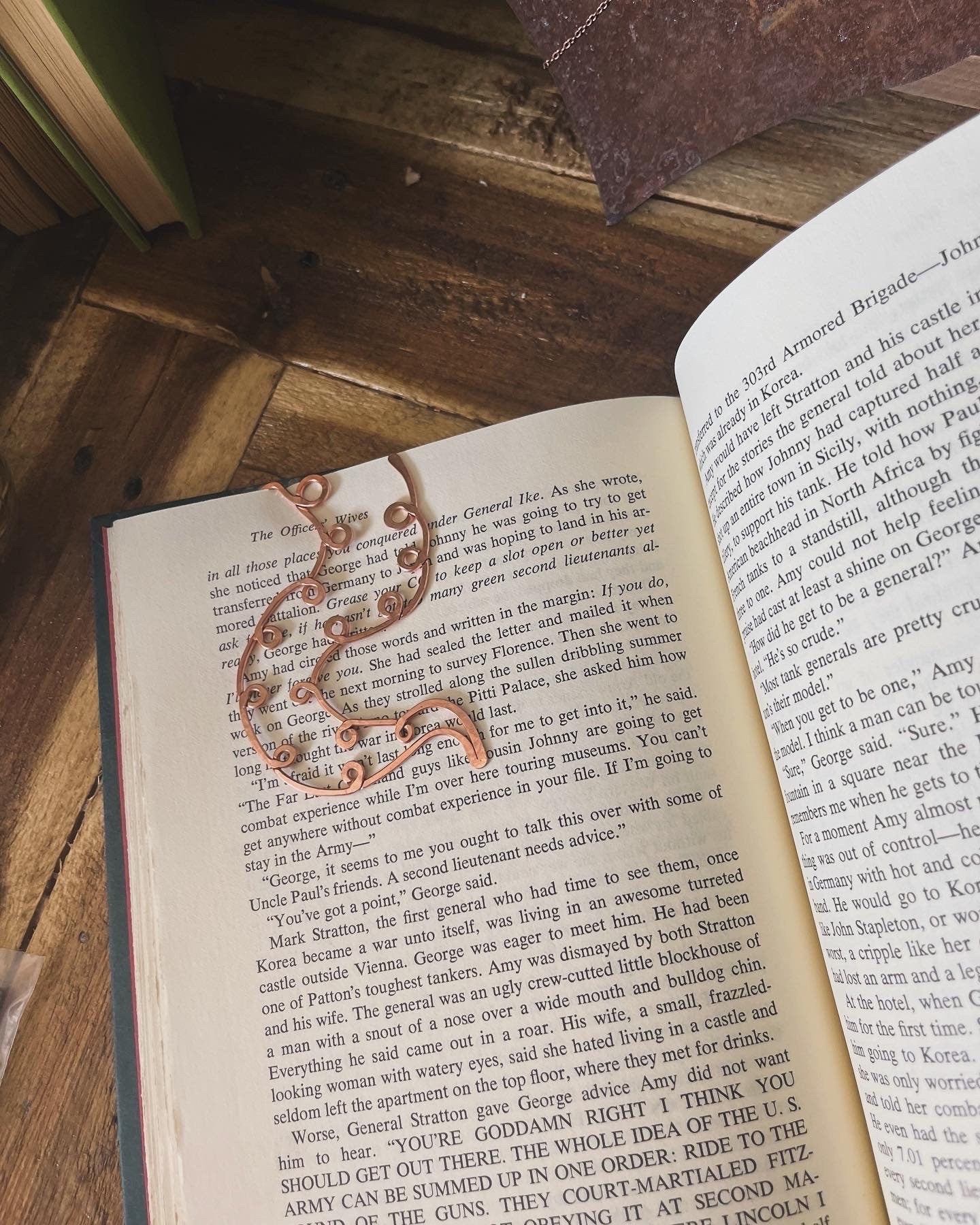 Octopus Tentacle Bookmark Handmade | Salvaged Copper | Ocean Animal | Reading Journal Accessory | Unique Bookish Gift | Notebook Stationary