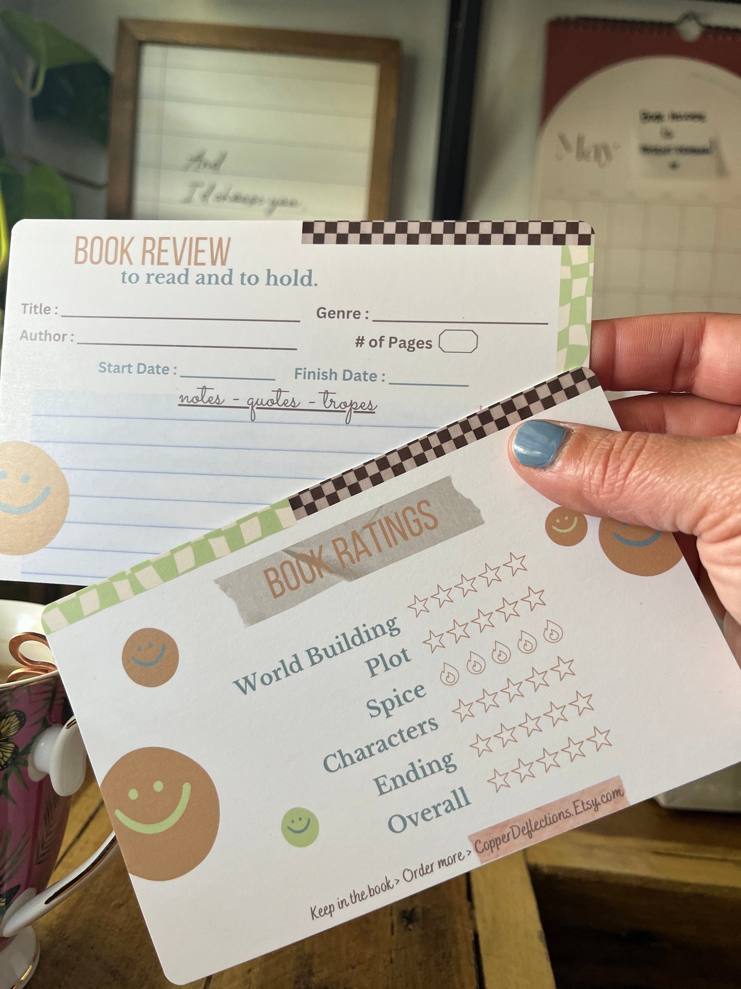 Book Review Card | Book Rating Card | Bookish Cards | Reading Journal | Book Club Card | Book Rating Card | Reading Stationary Accessory
