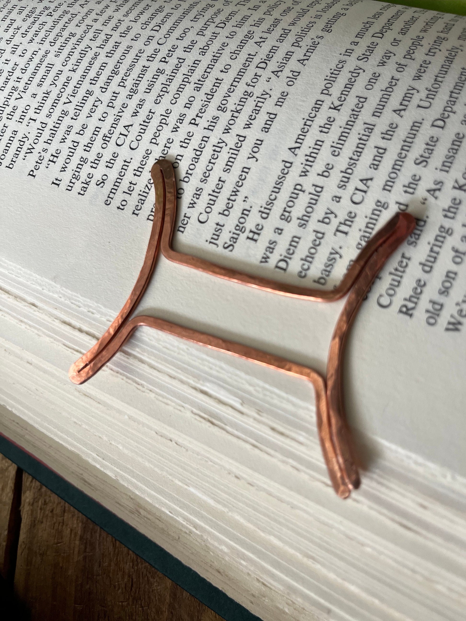 Gemini Bookmark Zodiac Sign | Astrology | Salvaged Copper | Reading Accessory | Journal Diary Notebook Stationary | Bookish Gift for her