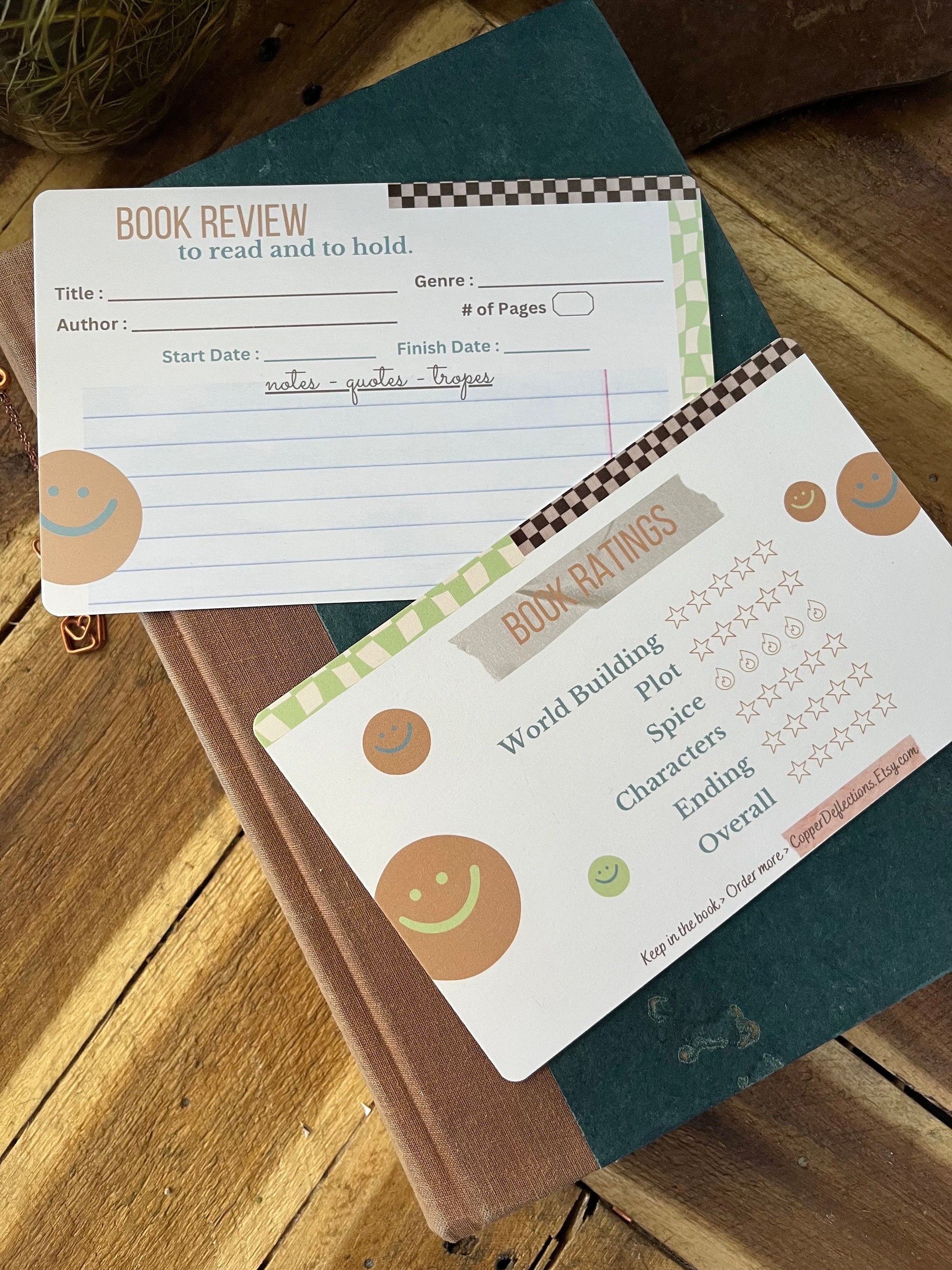 Book Review Card | Book Rating Card | Bookish Cards | Reading Journal | Book Club Card | Book Rating Card | Reading Stationary Accessory
