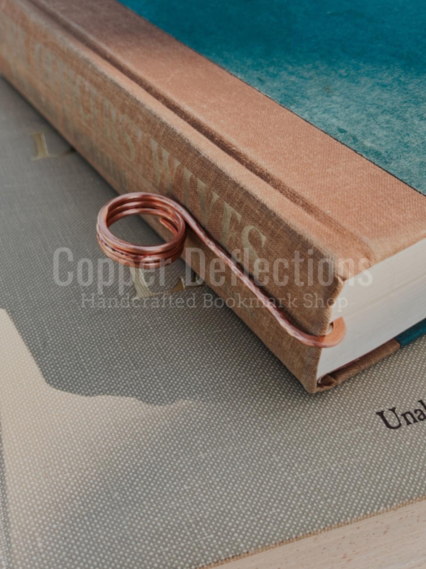 Copper Ring Book Holder Handmade Multifunctional Bookmark: Reading Accessory, Book Jewelry