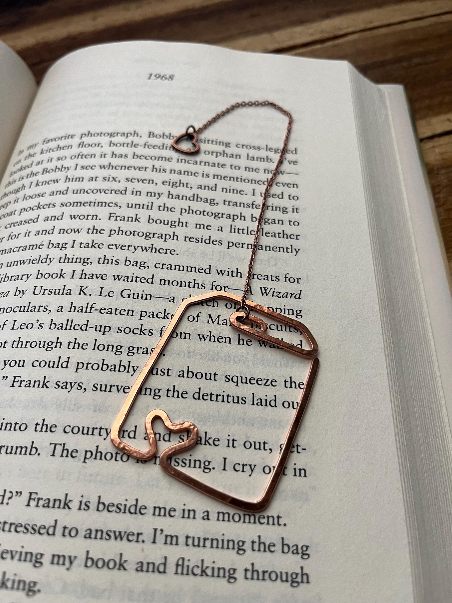 Tea Bag Heart Bookmark | Love Tea Time | Drink Tea | Handmade Bookish Gift | Book Jewelry | Reading Accessory | Notebook Journal Stationary