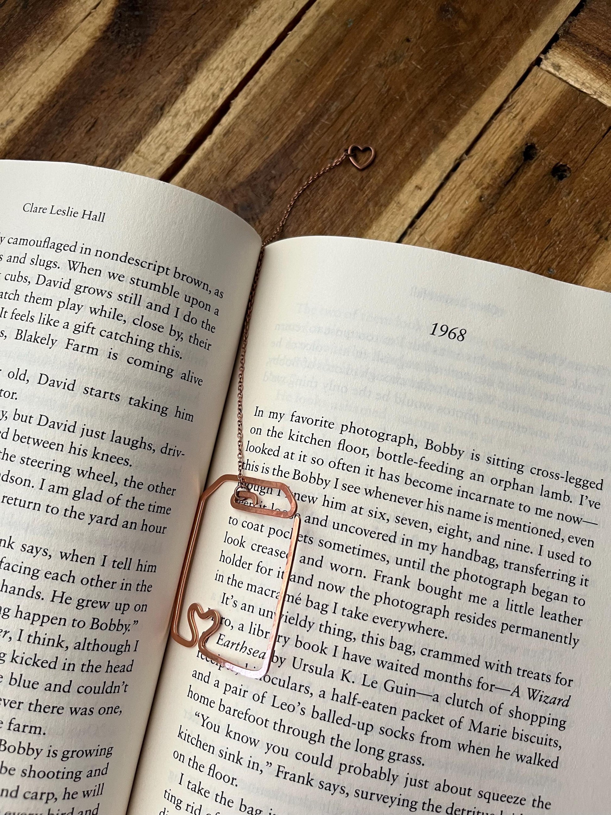Tea Bag Heart Bookmark | Love Tea Time | Drink Tea | Handmade Bookish Gift | Book Jewelry | Reading Accessory | Notebook Journal Stationary