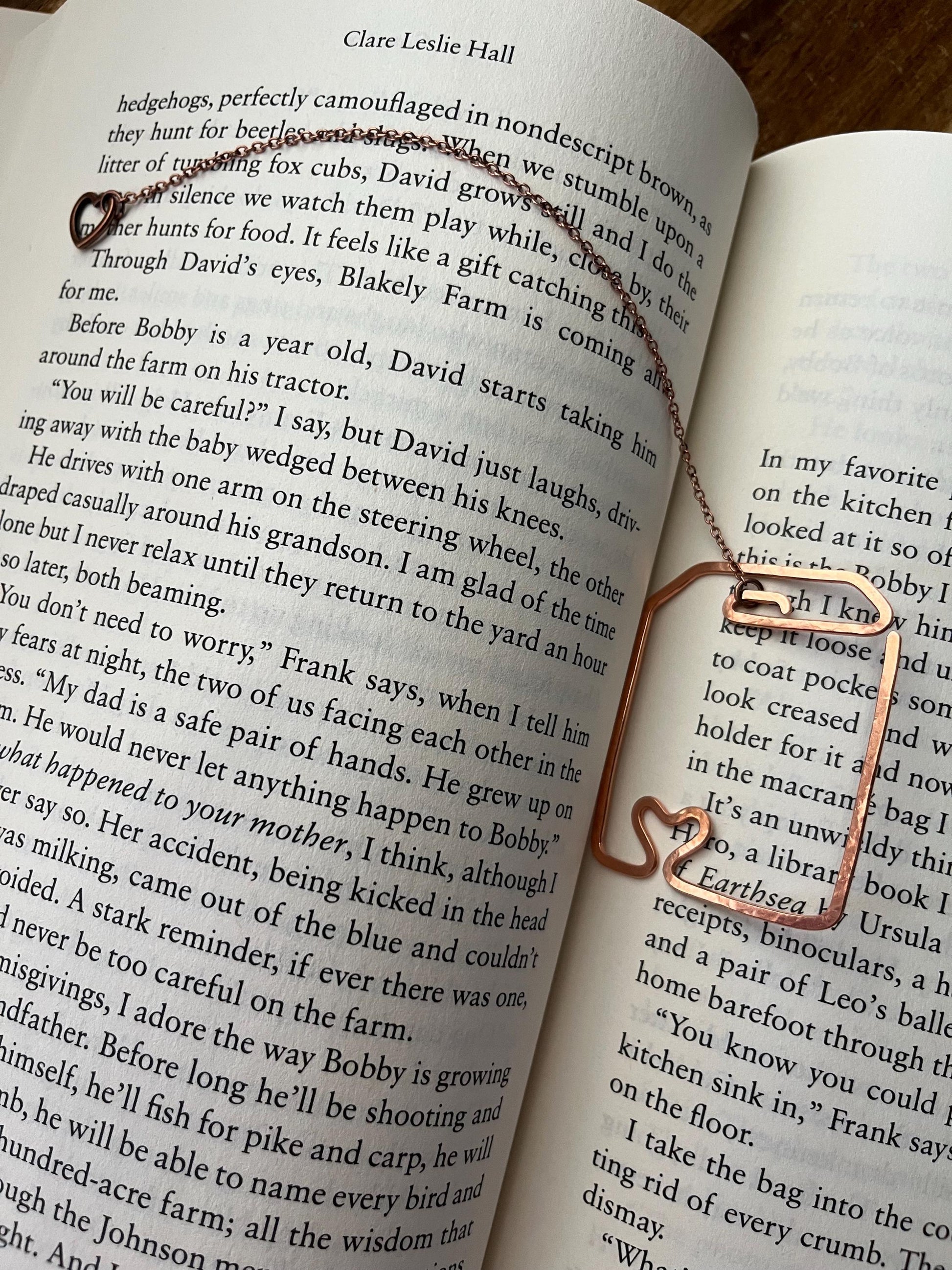 Tea Bag Heart Bookmark | Love Tea Time | Drink Tea | Handmade Bookish Gift | Book Jewelry | Reading Accessory | Notebook Journal Stationary