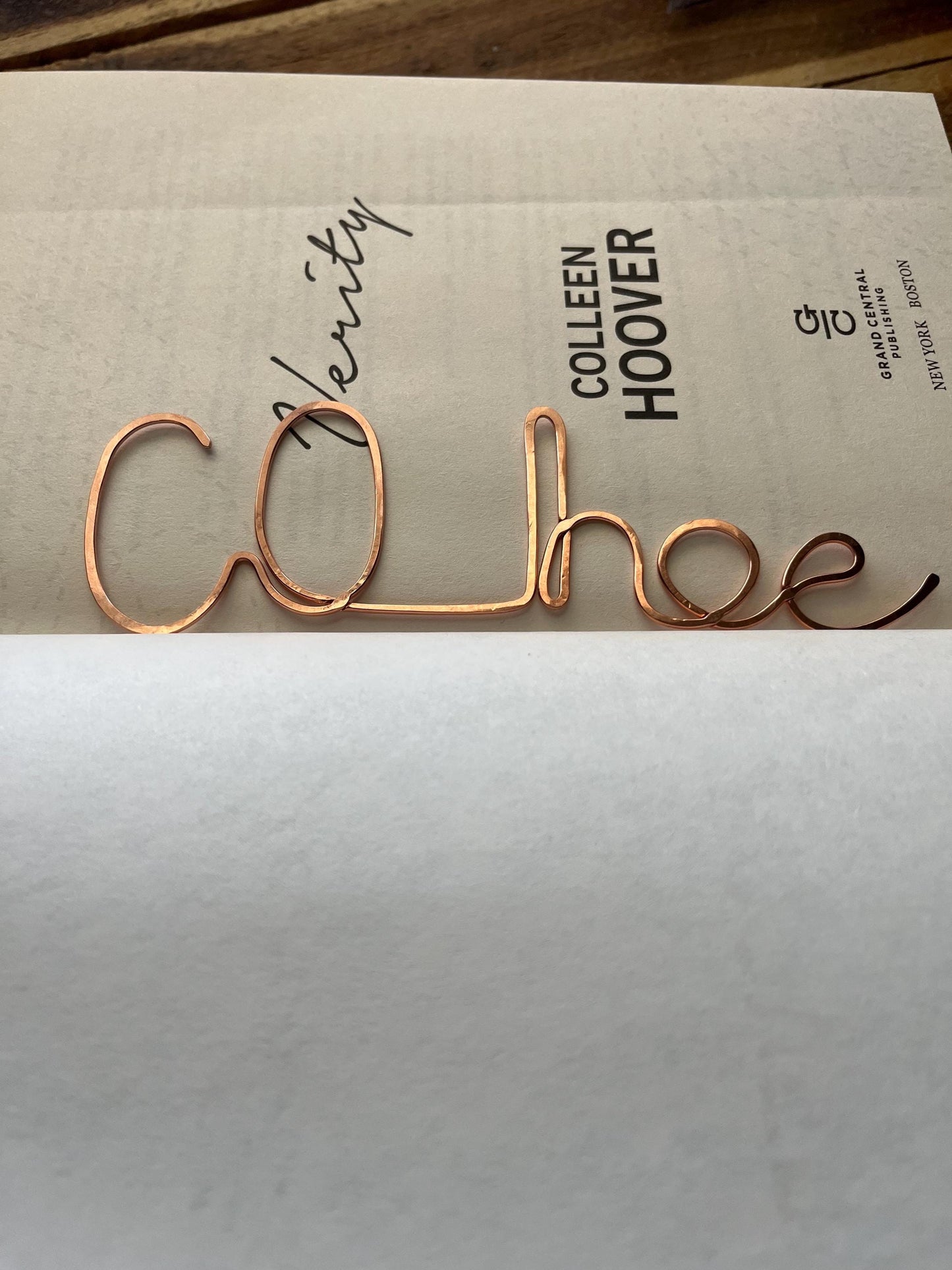 Co Hoe Bookmark| Bookish | Handmade Copper Wire Line Art | Reading Journal Accessories | Notebook Stationary | Book Jewelry | Bookworm Gift