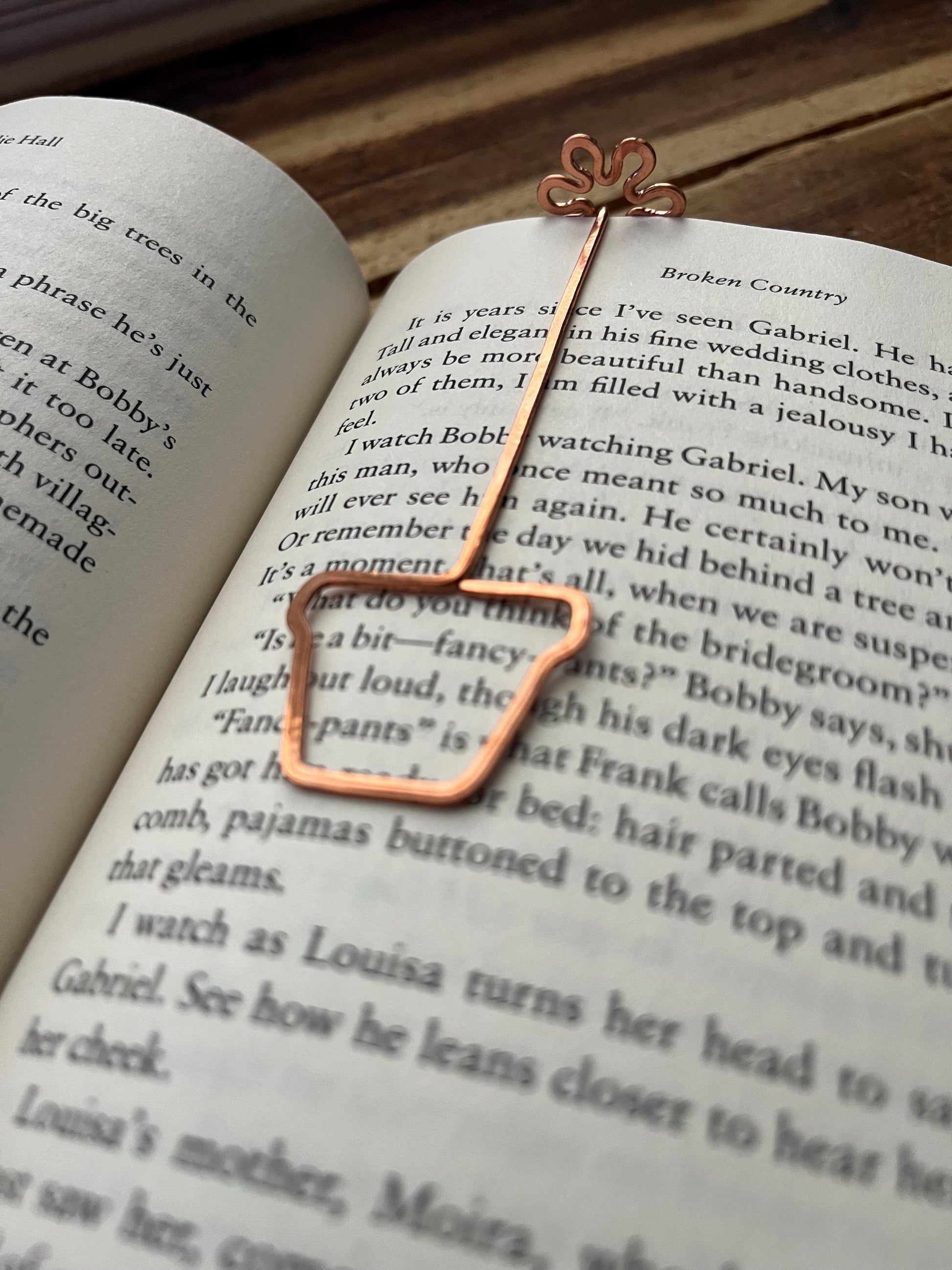 Flower Pot Bookmark | Tiny/Mini Potted Plant | Floral Handmade Bookish Gift | Book Jewelry | Reading Accessory | Notebook Journal Stationary