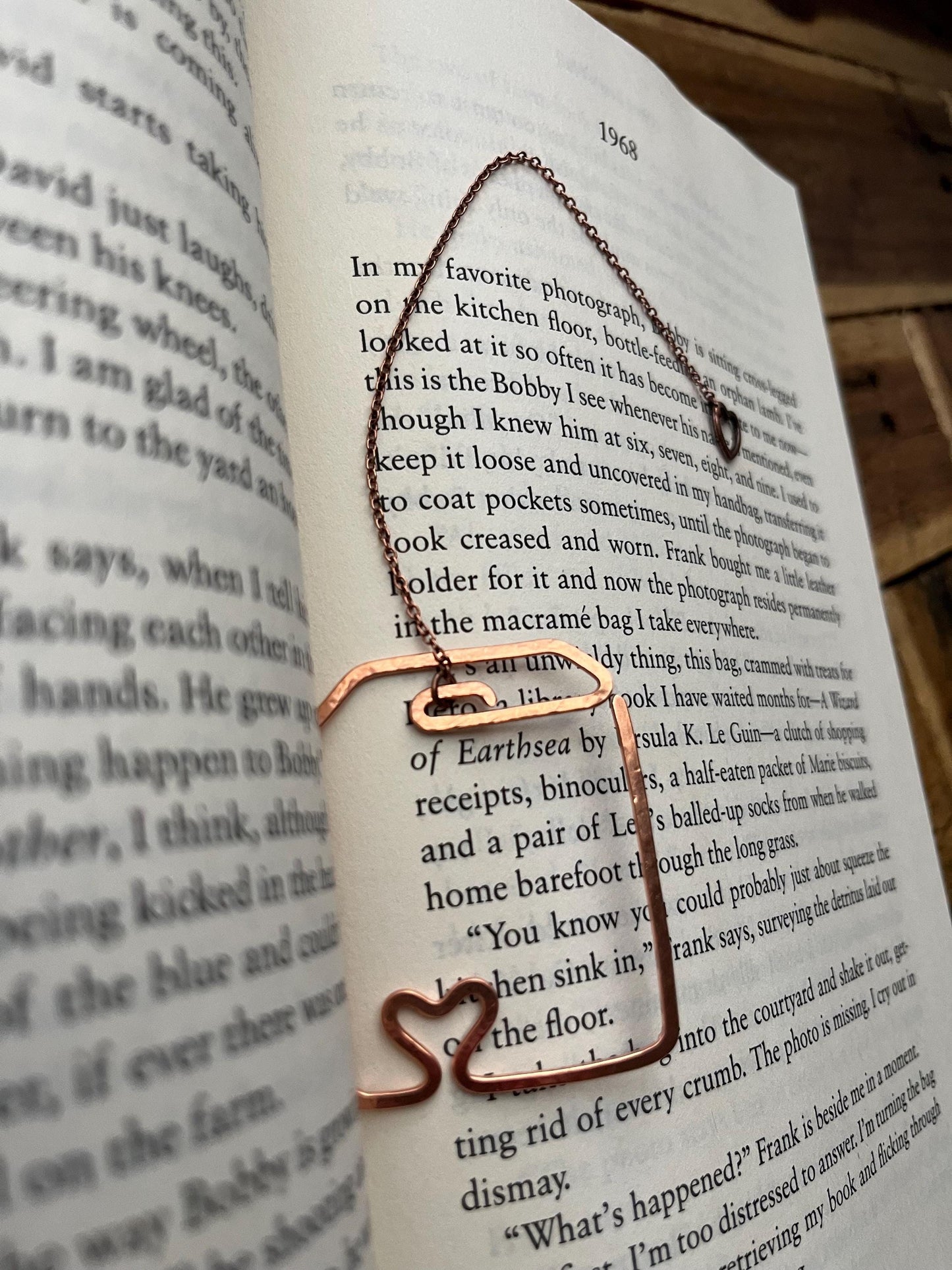Tea Bag Heart Bookmark | Love Tea Time | Drink Tea | Handmade Bookish Gift | Book Jewelry | Reading Accessory | Notebook Journal Stationary