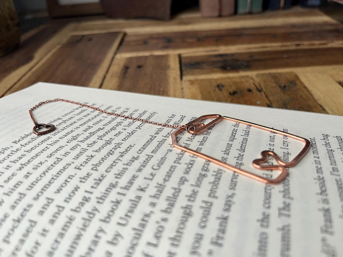 Tea Bag Heart Bookmark | Love Tea Time | Drink Tea | Handmade Bookish Gift | Book Jewelry | Reading Accessory | Notebook Journal Stationary