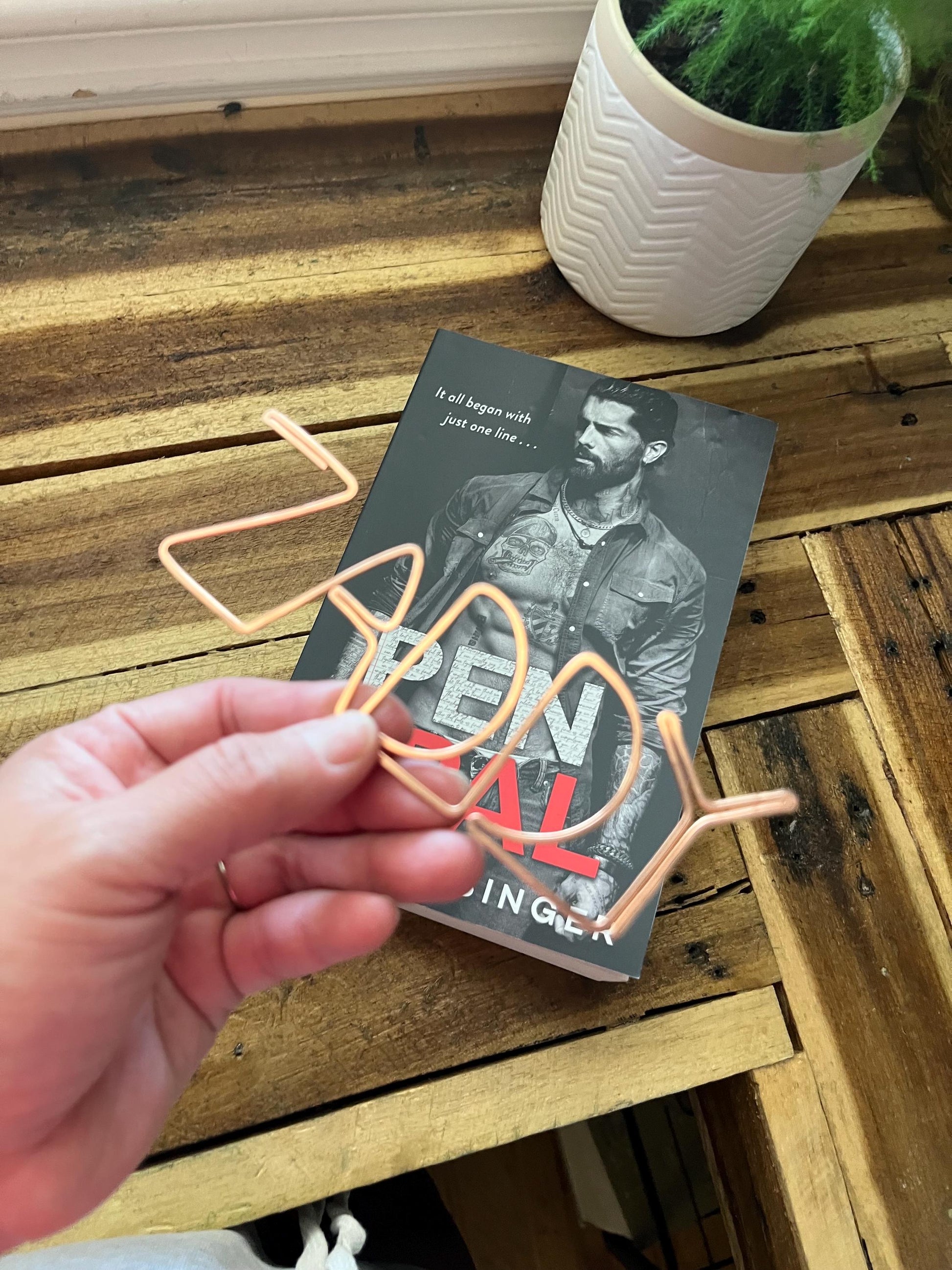 Zaddy Daddy Bookmark| Bookish | Handmade Copper Art | Reading Journal Accessories | Notebook Stationary | Book Jewelry | Bookworm Gift