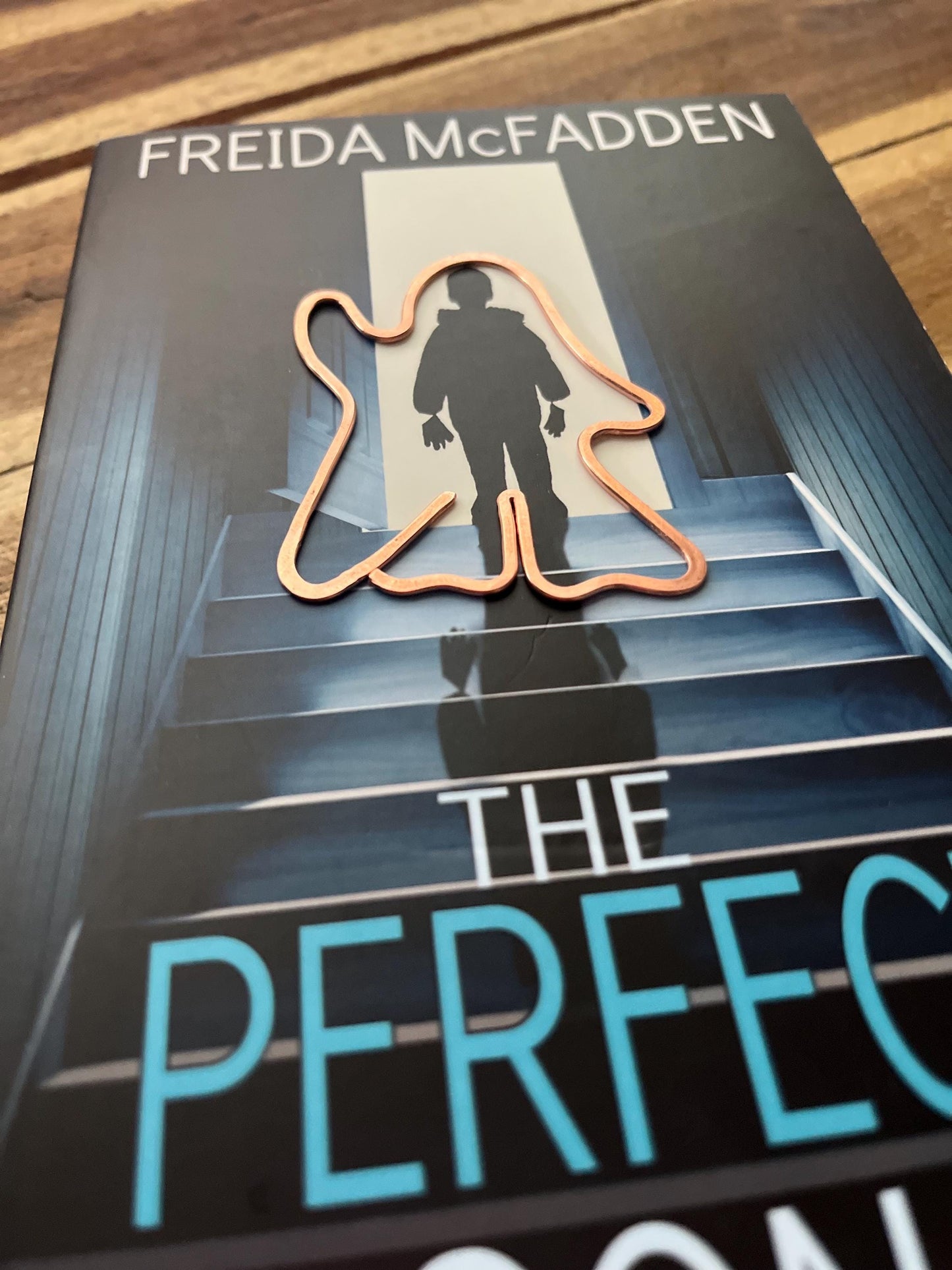 Copper Ghost Handmade Wire Bookmark: Halloween Accessory Reading Bookish Gift Book Club