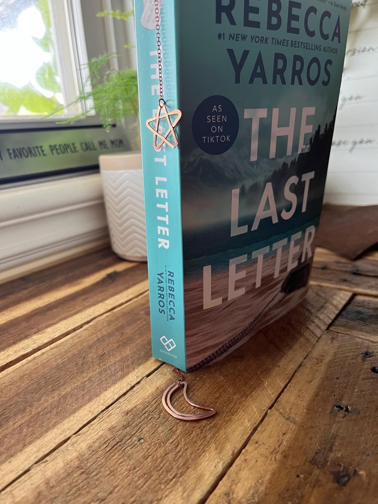 Moon & Stars Chain Bookmark | Handmade Copper Bookish Gift | Book Jewelry | Reading Accessory