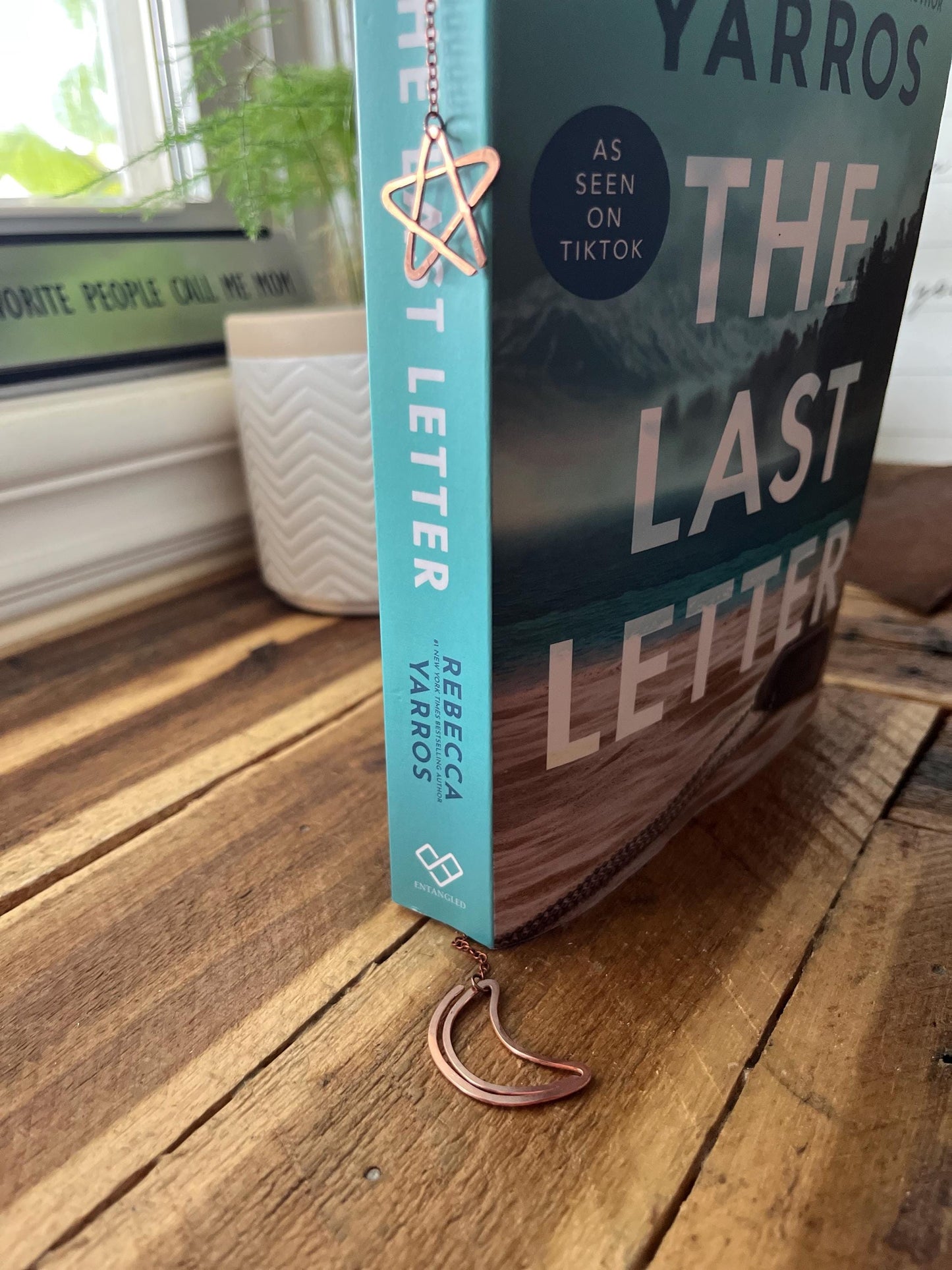 Moon & Stars Chain Bookmark | Handmade Copper Bookish Gift | Book Jewelry | Reading Accessory