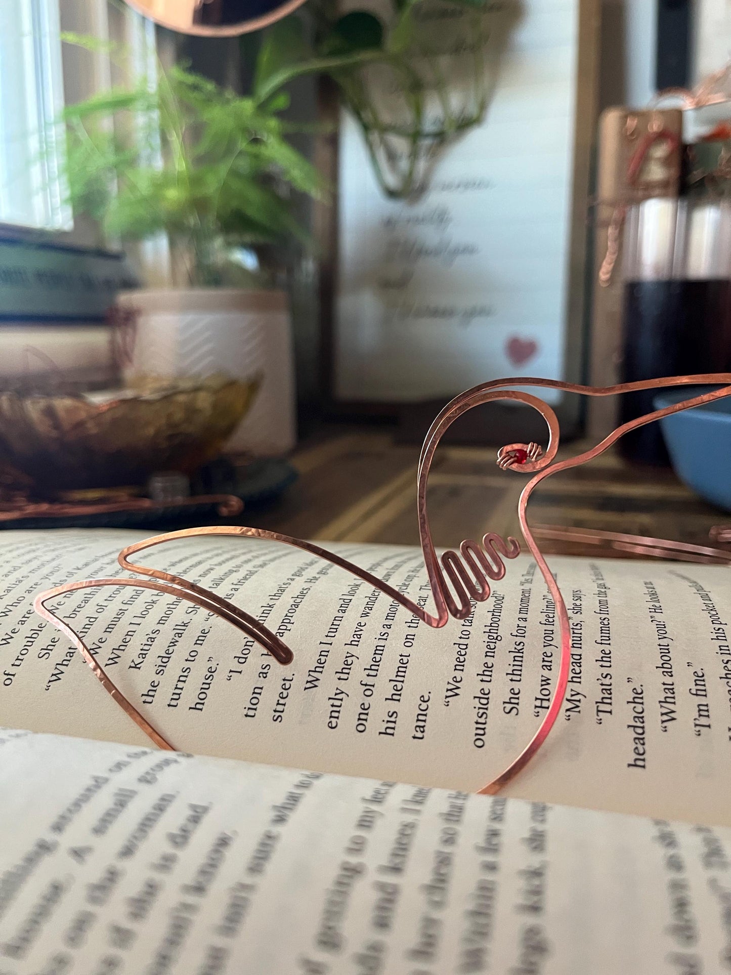 Custom Copper Handmade Bookmark Bookish Reading Accessory Book Lover Gift By Copper Deflections