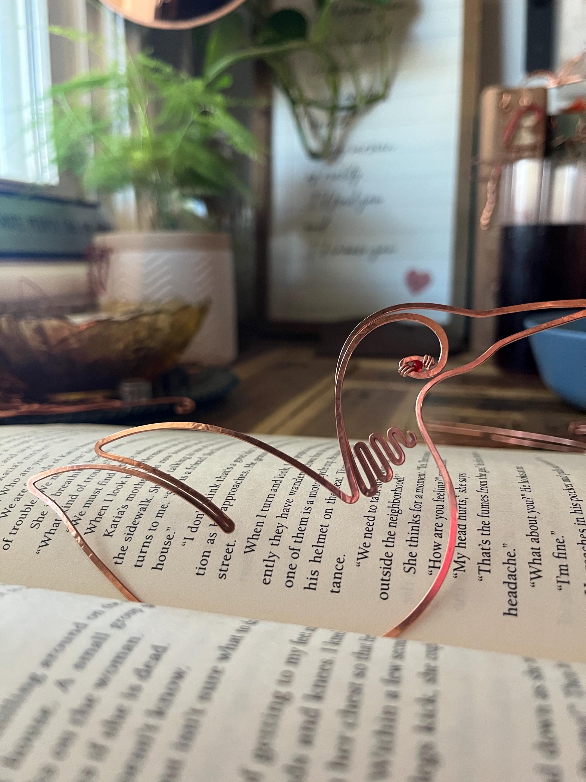 Custom Copper Handmade Bookmark Bookish Reading Accessory Book Lover Gift By Copper Deflections