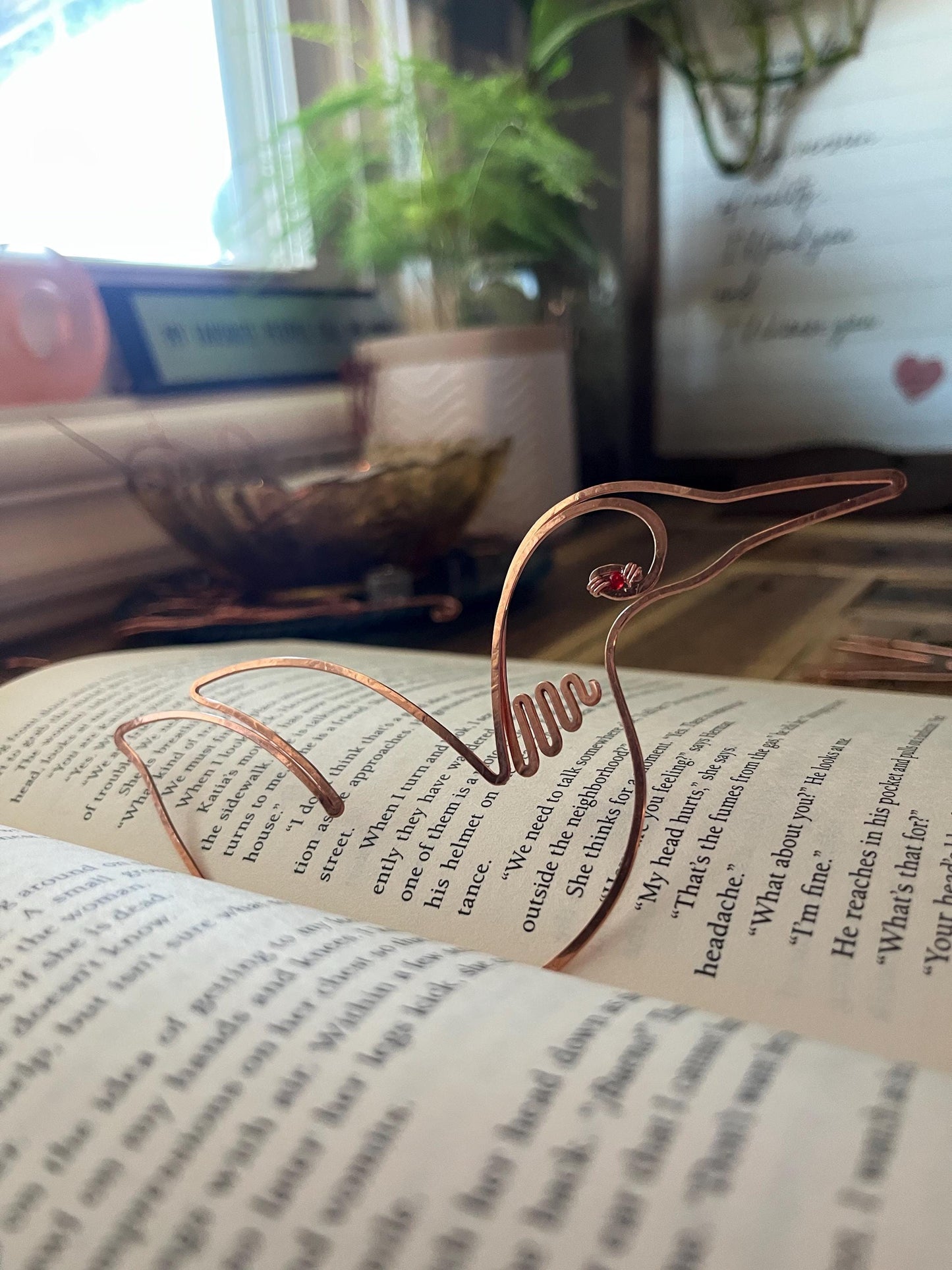 Custom Copper Handmade Bookmark Bookish Reading Accessory Book Lover Gift By Copper Deflections