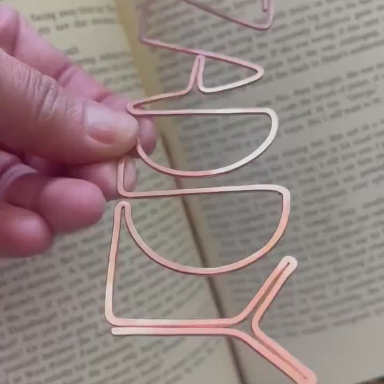 Handmade Copper "Zaddy" Bookmark: Book Lover Gift Romance Fantasy Reading Stationary