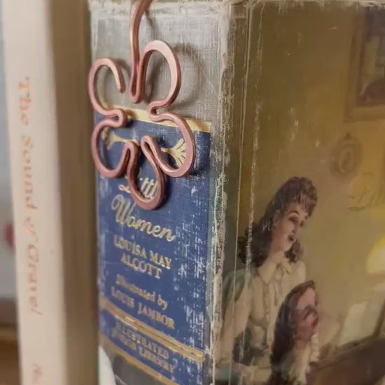 Copper Flower Handmade Bookmark: Book Hook, Reading Accessory
