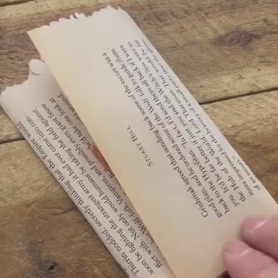 Copper Wire Handmade Bookmark: Body Silhouette Line Art Reading Stationary