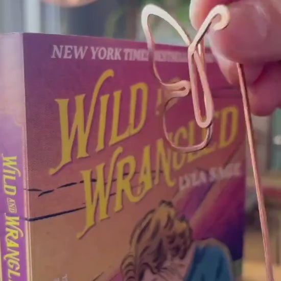 Copper Butterfly Handmade Bookmark: Book Hook Jewelry, Reading Accessory